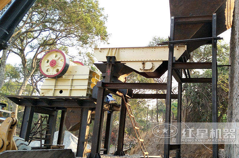 大型砂石生產(chǎn)現(xiàn)場(chǎng)，用戶(hù)非常滿(mǎn)意