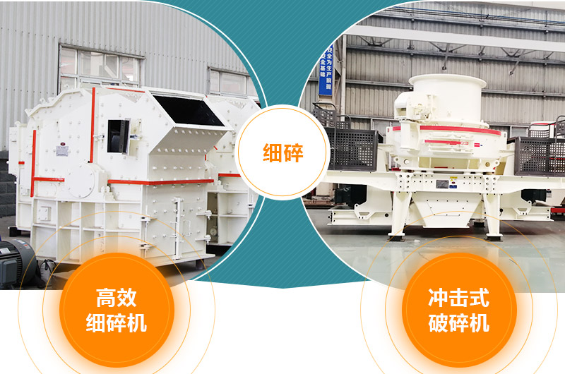 細碎：細碎機、沖擊式破碎機