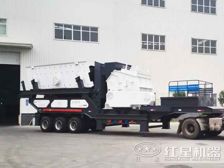 反擊移動破碎機，可移動生產，方便智能