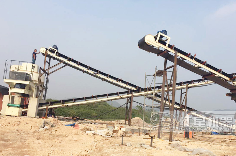 時(shí)產(chǎn)50噸碎砂生產(chǎn)線(xiàn)案例，歡迎就近考察