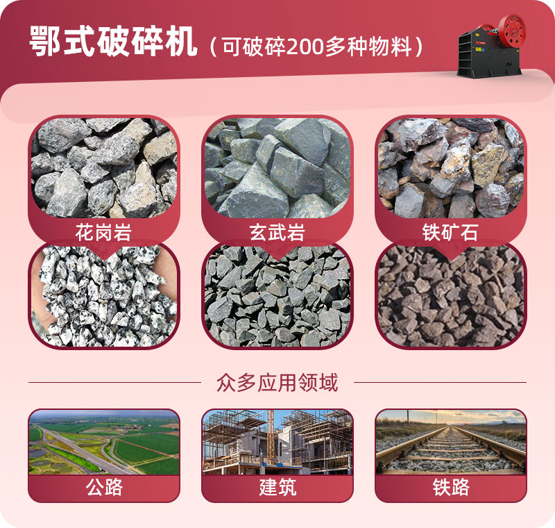 顎式破碎機用途